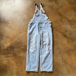VTG 90s Request Jeans Faded Washed Distressed Denim Carpenter Overalls